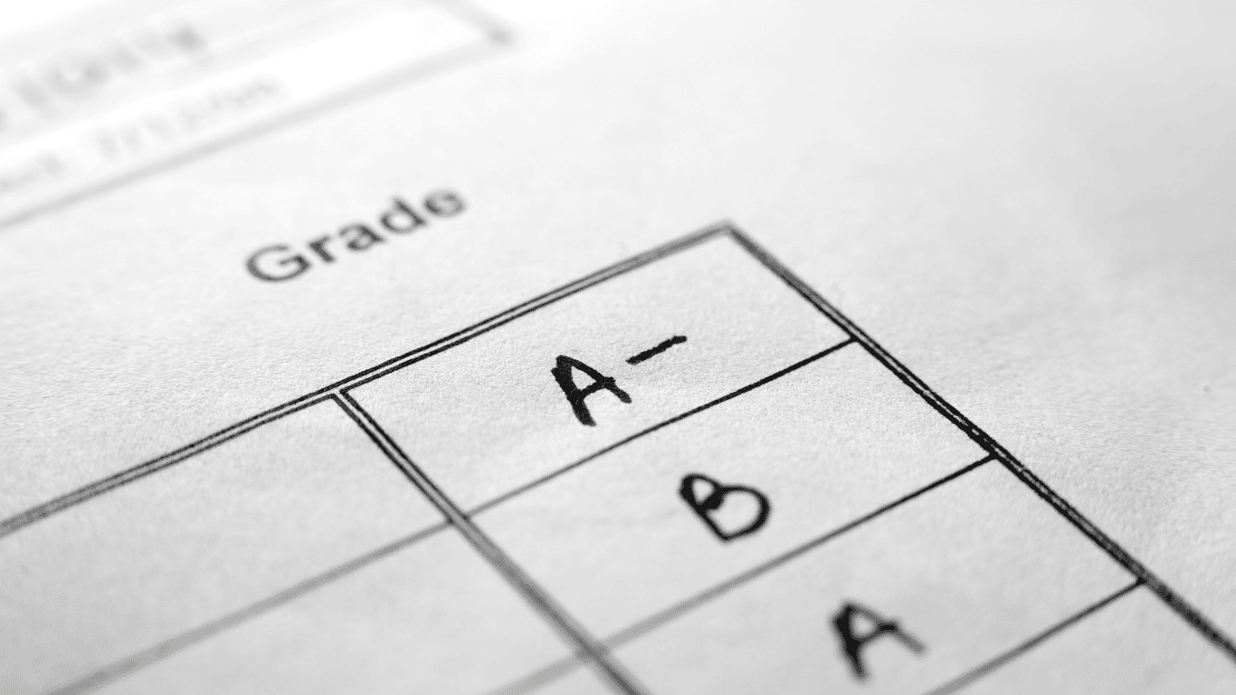 Grade sheet