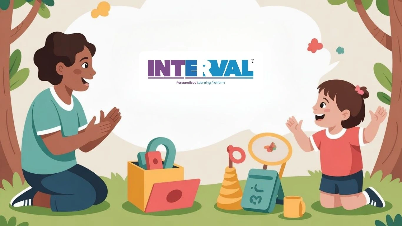 Two happy children play outdoors with educational toys, showing skills related to "what should kids know before kindergarten