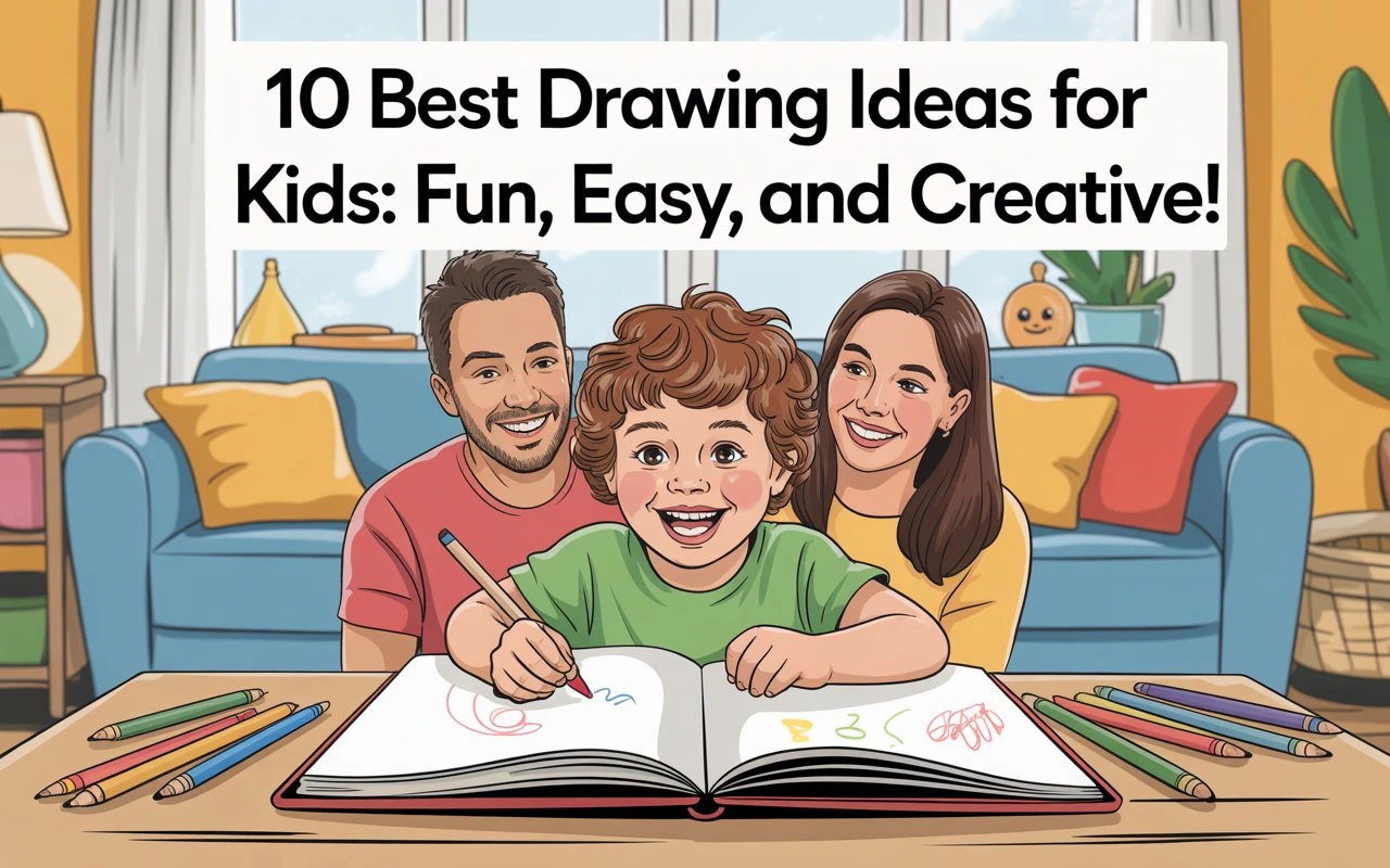 10 Best Drawing Ideas for Kids to Develop Creativity | Engaging