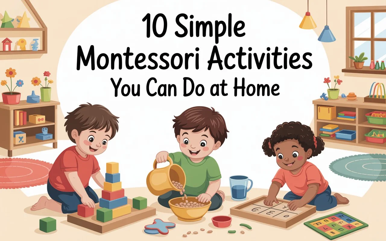10 Easy Montessori Activities at Home for Kids | Interval Learning