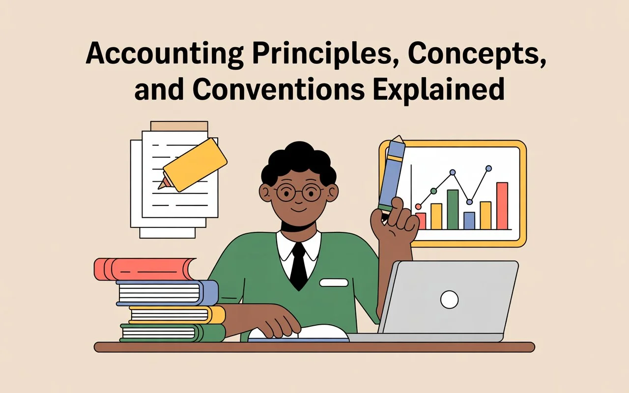 Accounting Principles, Concepts and Conventions | Click here!