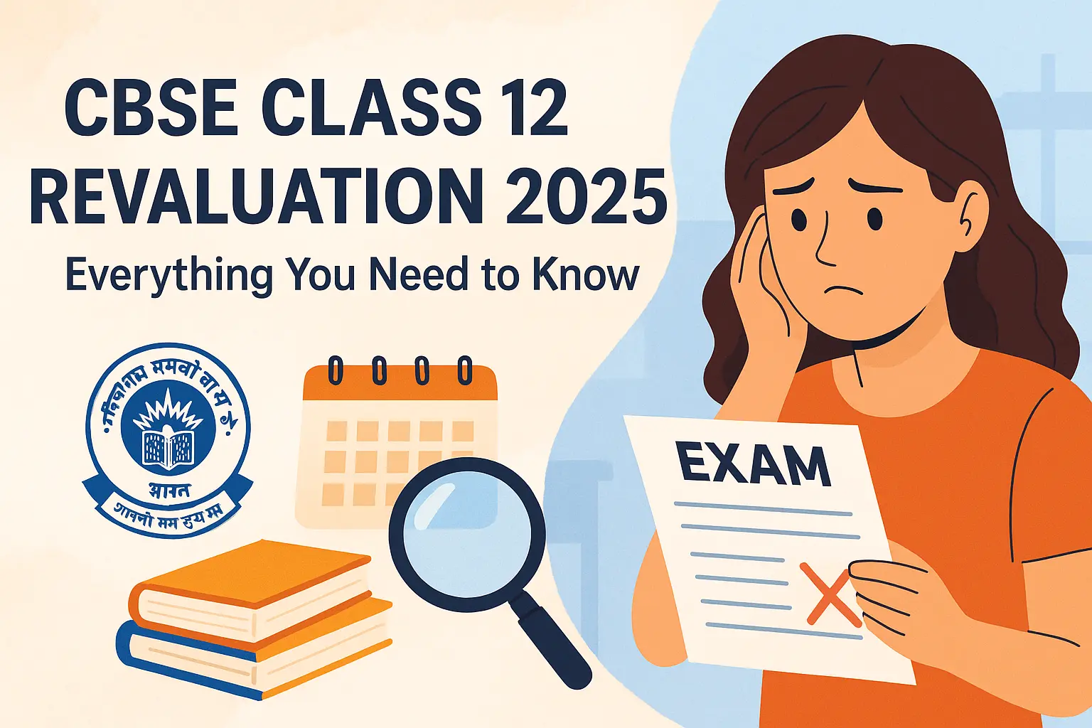 CBSE Class 12 Revaluation Date 2025:Last date and process