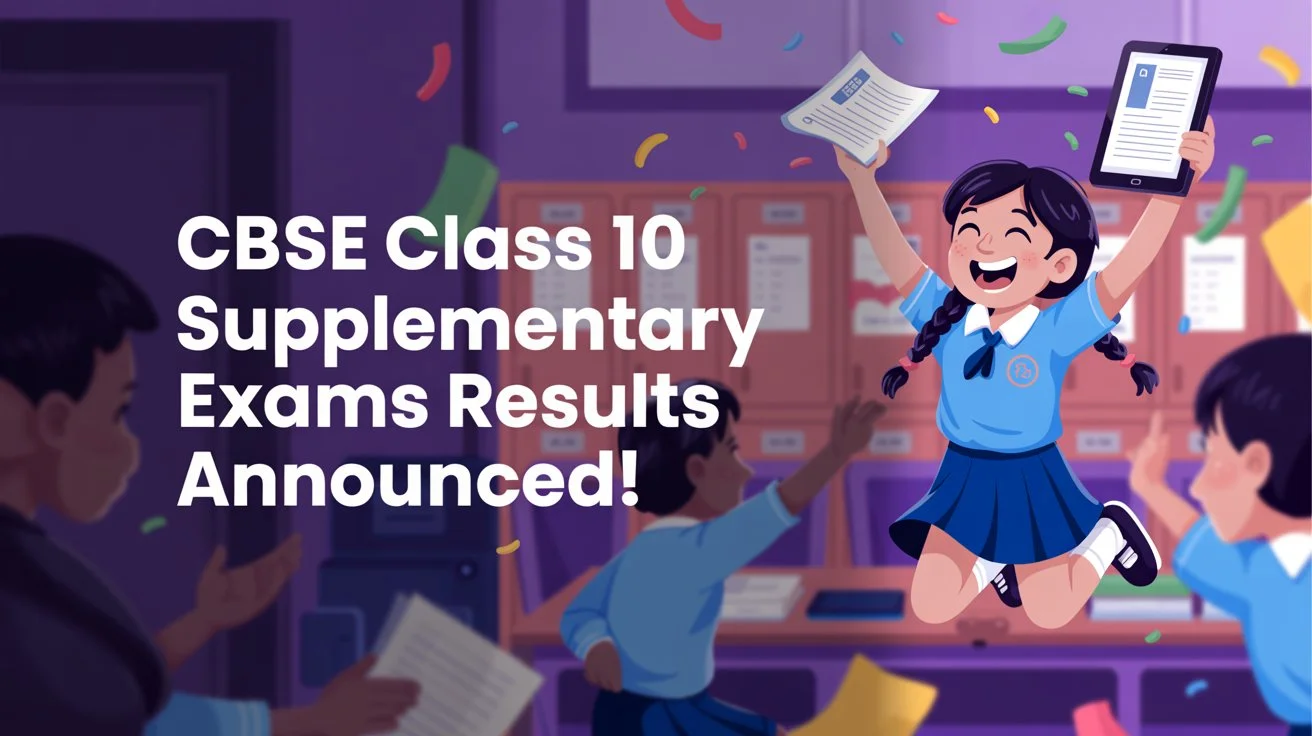 CBSE Class 10 Supplementary Result 2025 Declared | Check !