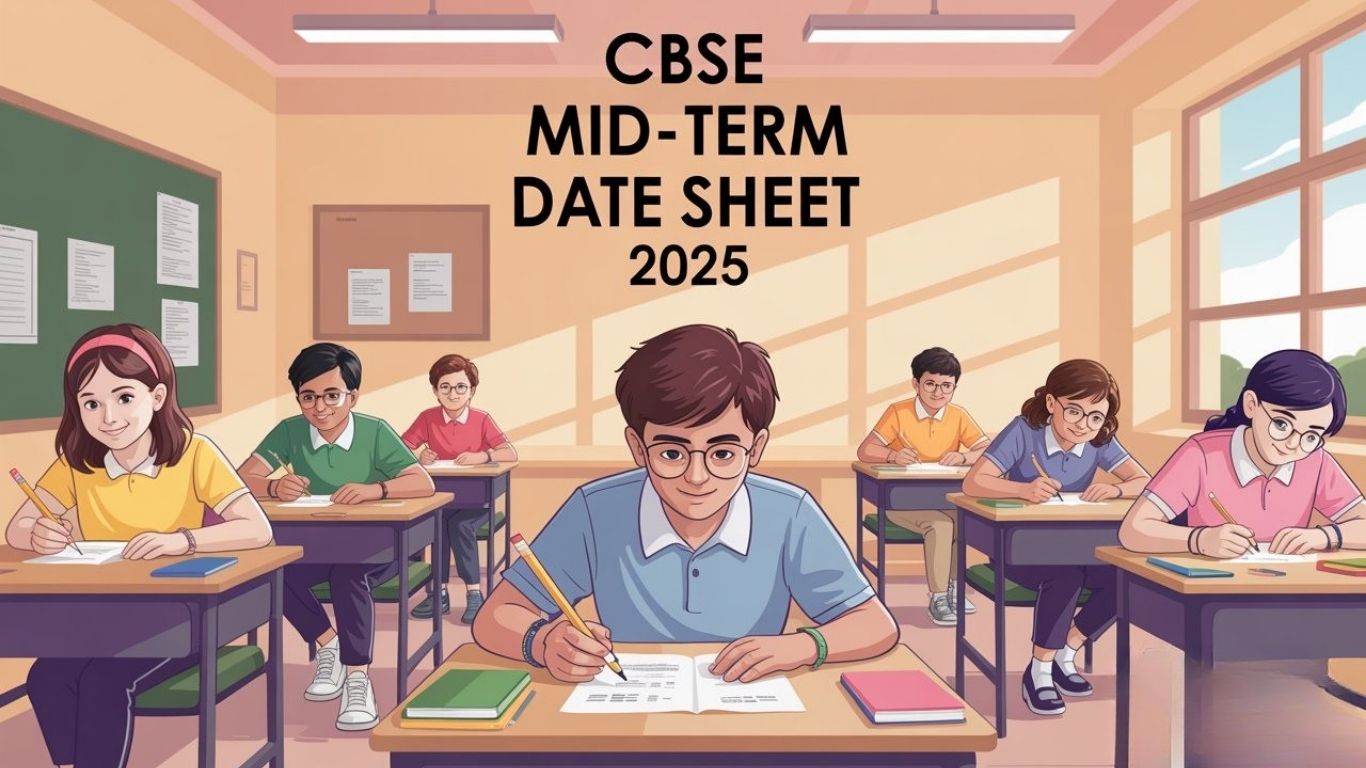 CBSE Mid-Term Exams 2025 | Check Half-Yearly Date Sheet