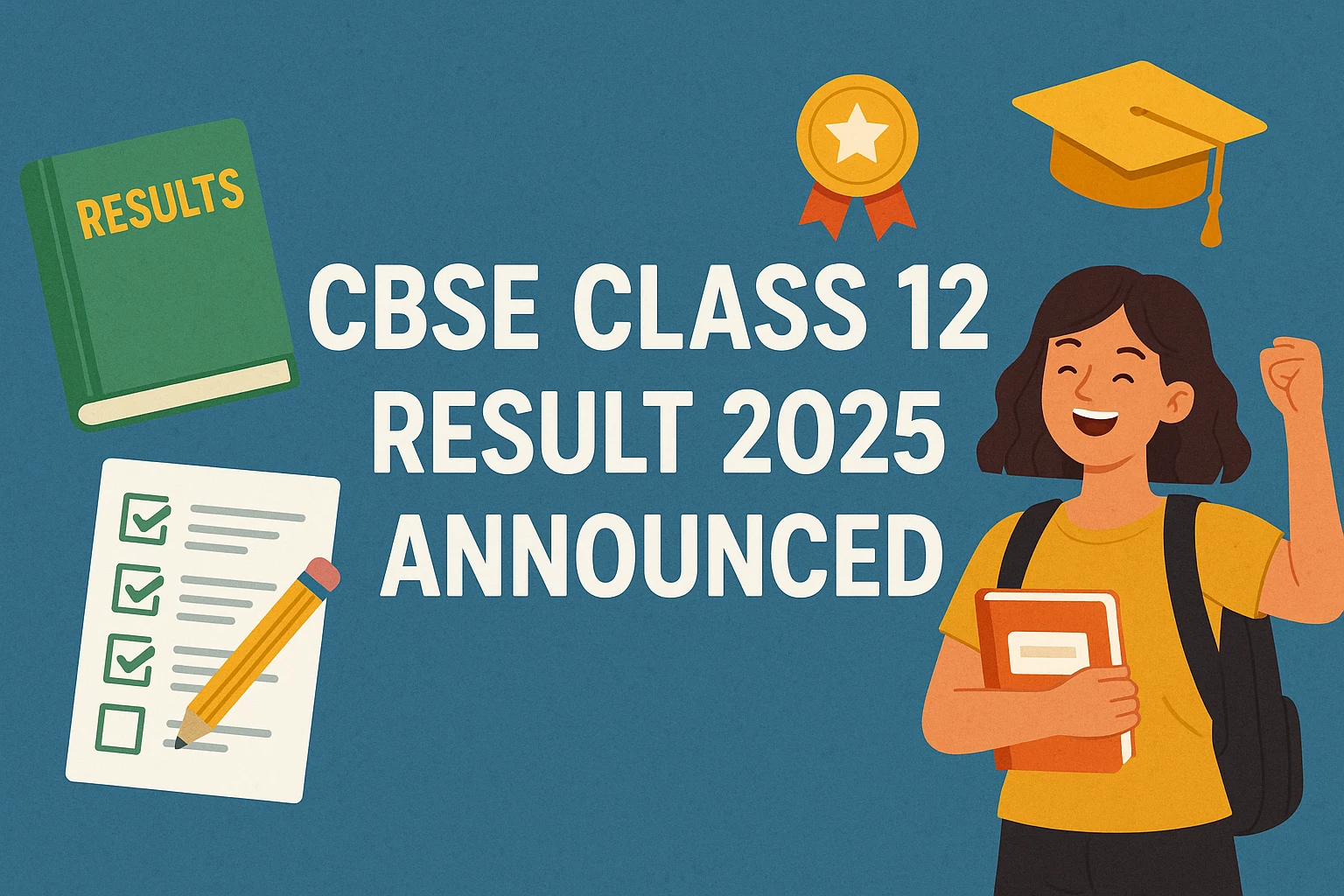 Cbse class 12 exam result 2025 declared at cbseresults nic in