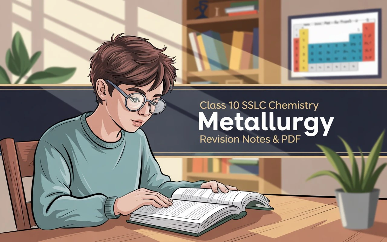 Science Class 10 SSLC Chemistry Metallurgy Revision Notes | PDF