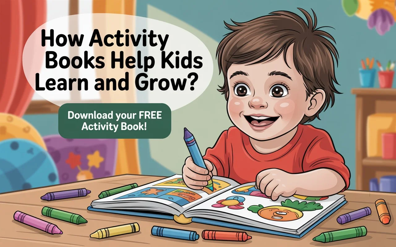 Download Free Activity Books here to Help Kids Learn and Grow!