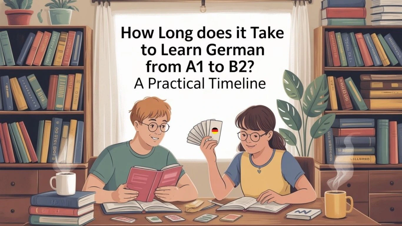How Long Does It Take to Learn German from A1 to B2?