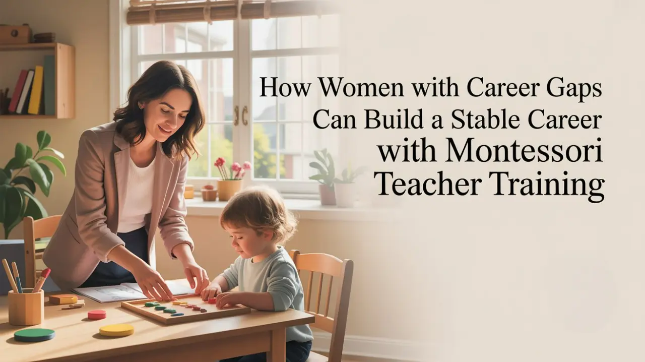 How Women with Career Gaps Can Restart with Montessori Course!
