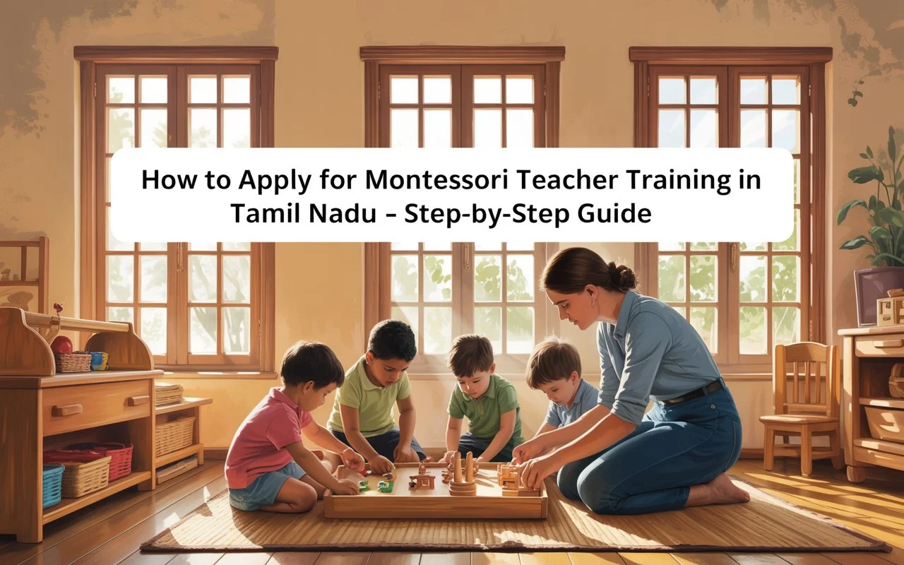 Montessori Training for Women in Tamil Nadu | Start Teaching from Home