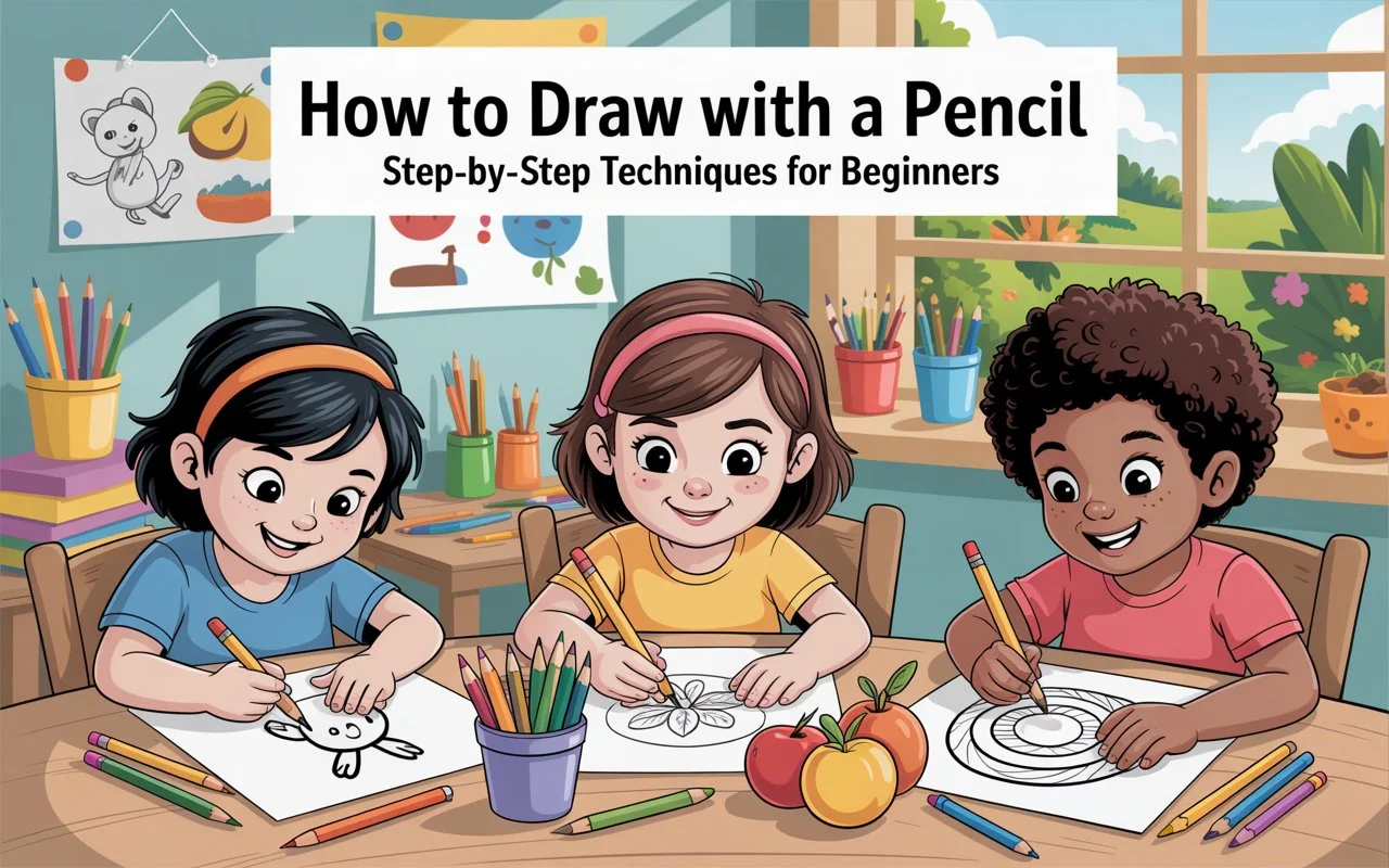 How to Draw with a Pencil for Beginners – Easy Guide | Click here!