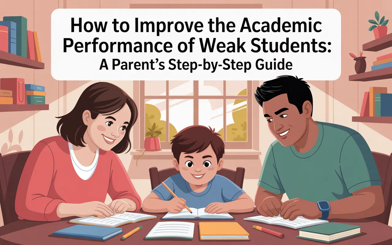 How Parents Can Help Weak Students Improve Academics: Guide