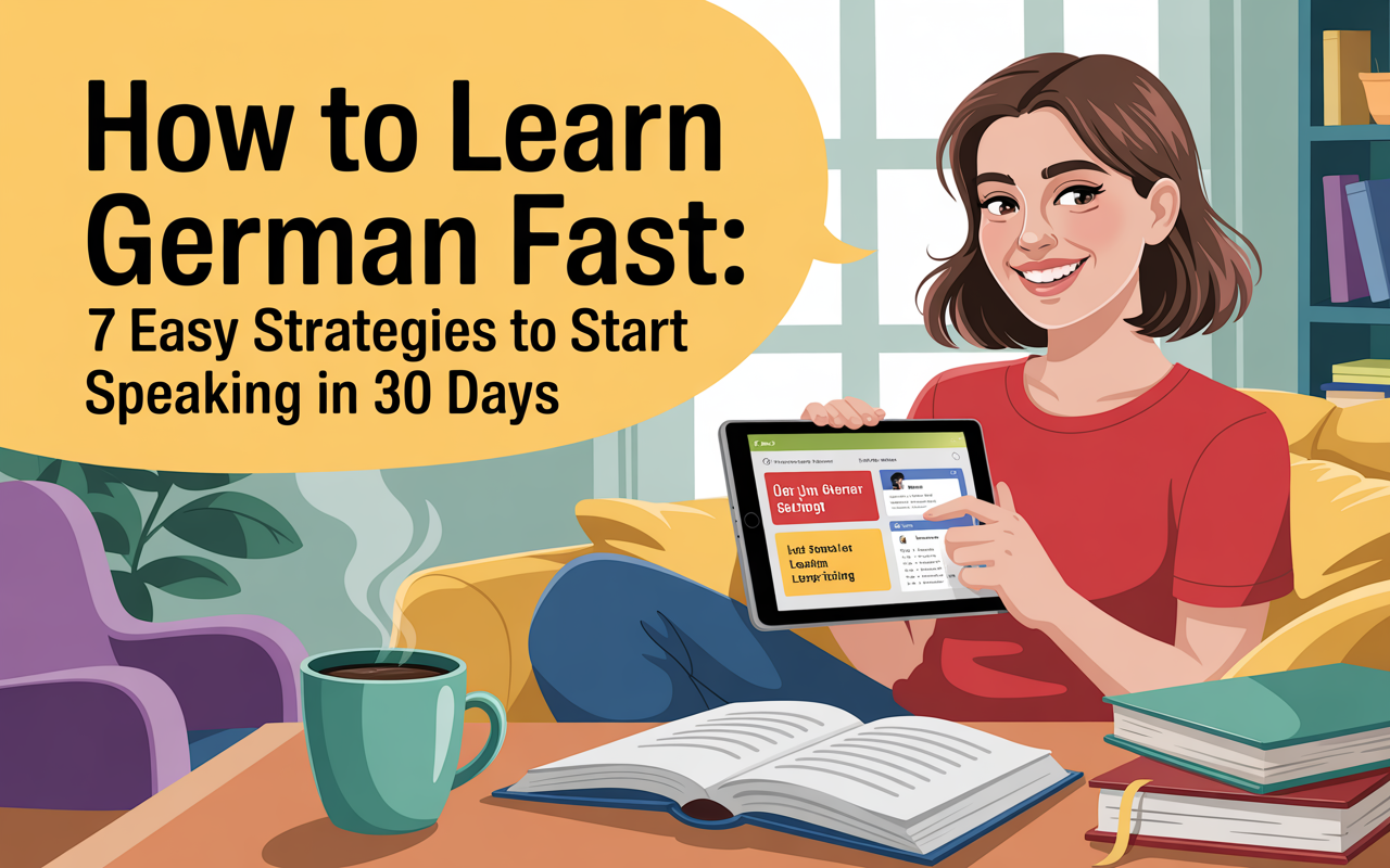 7 Proven Ways to Learn German in Just 30 Days