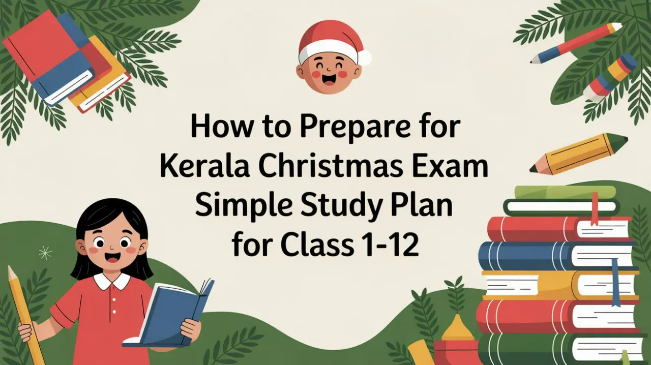 Kerala Christmas Exam 2025 Study Plan for Class 1–12 | Easy Preparation Guide