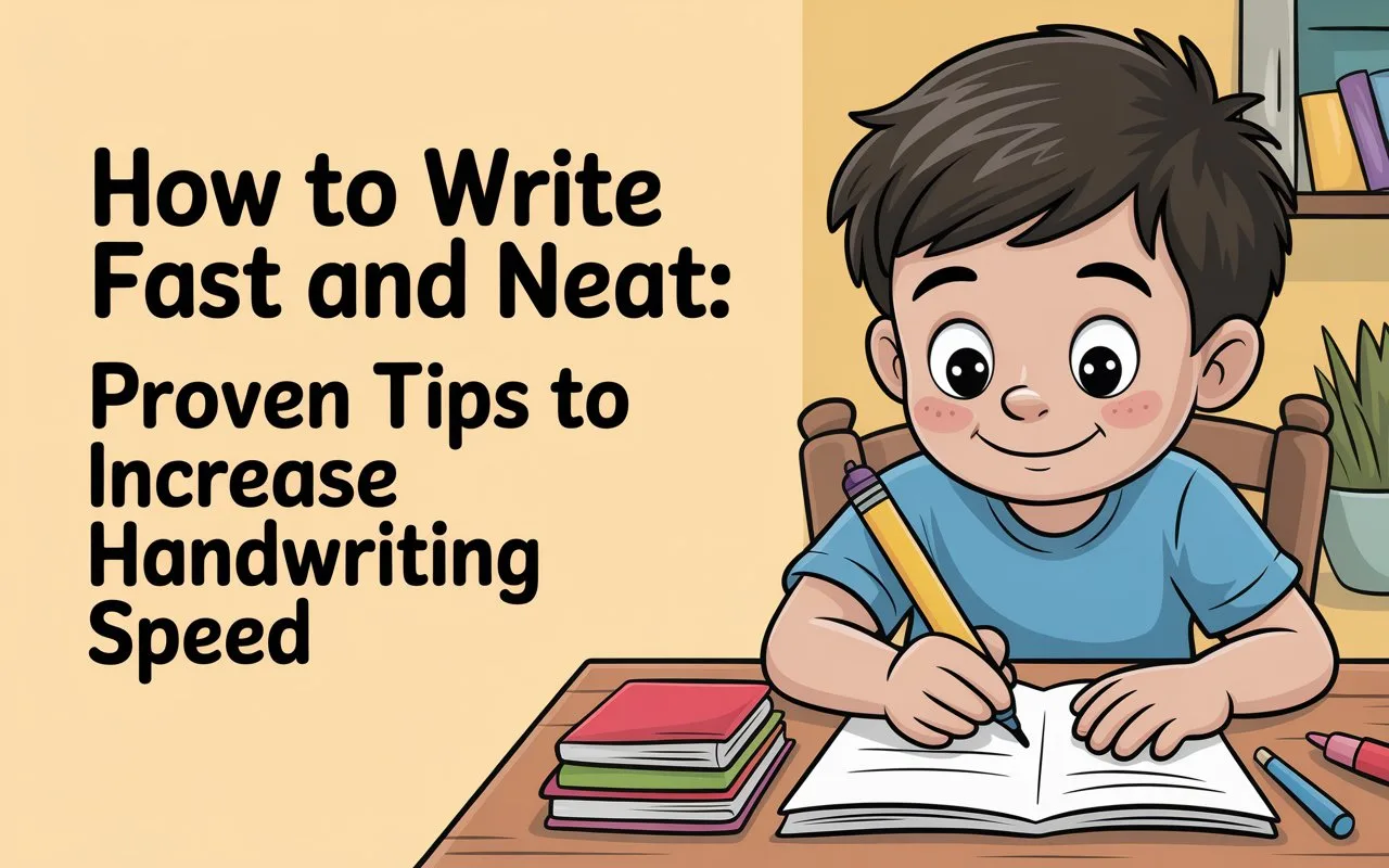 Proven Tips to Improve Handwriting Speed | Interval Learning!