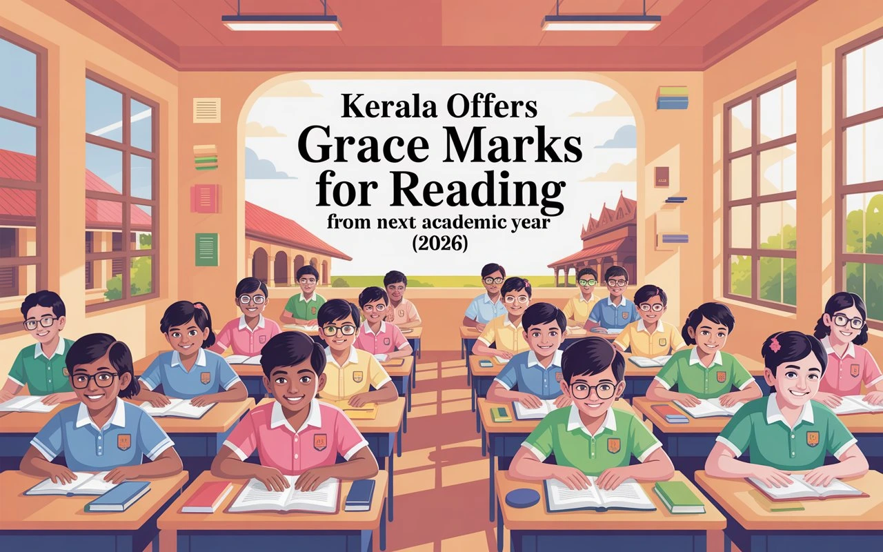 Kerala Schools to Award Grace Marks for Reading from 2026