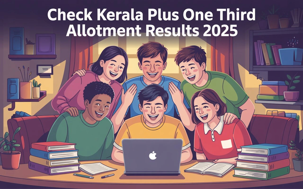 Kerala +1 Third Allotment Result 2025: Check now!