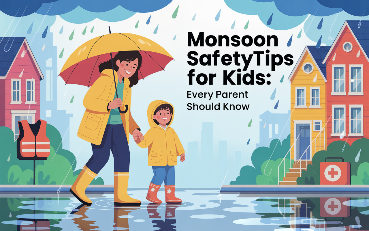 How to Keep Kids Safe This Monsoon: Every Parent Should Know