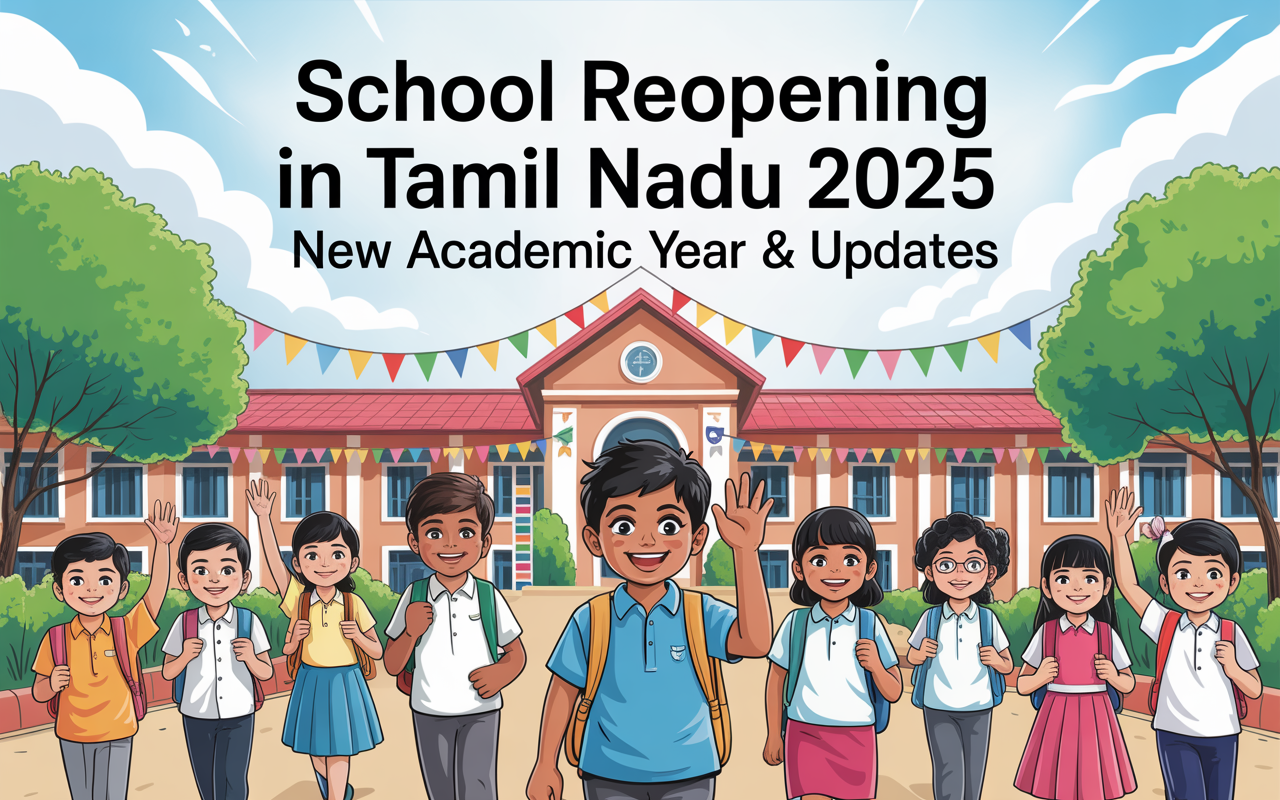 TN School Reopening 2025: Date, Changes & Latest updates