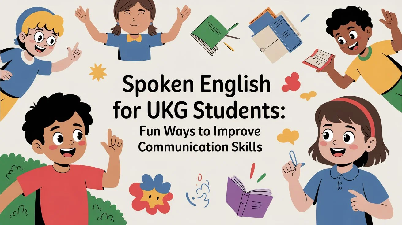 Spoken English for UKG Students | Fun Communication Activities!