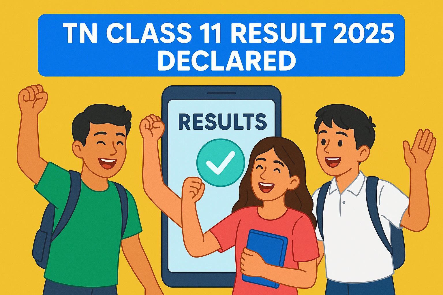 TN Class 11 Result 2025 Declared: Check Now at tnresults.nic.in