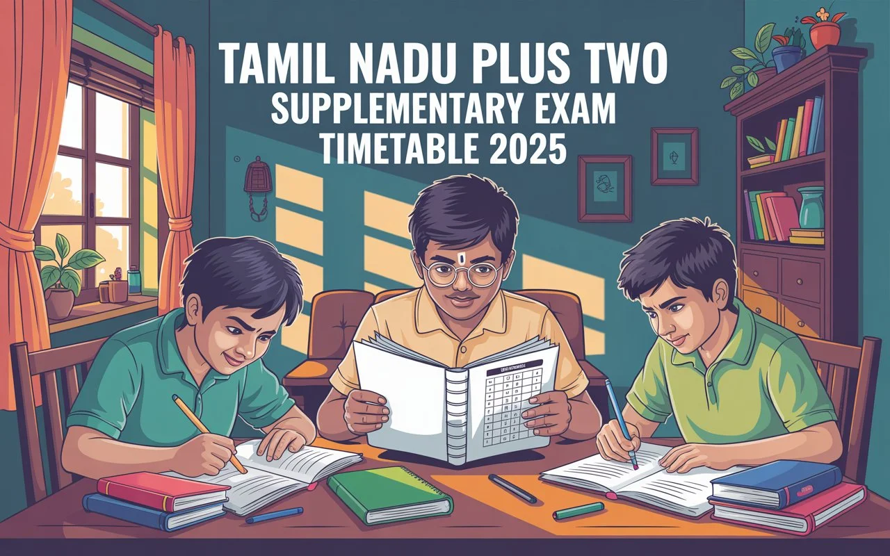 Tamil Nadu +2 SAY Exam Timetable 2025 – Complete Guide