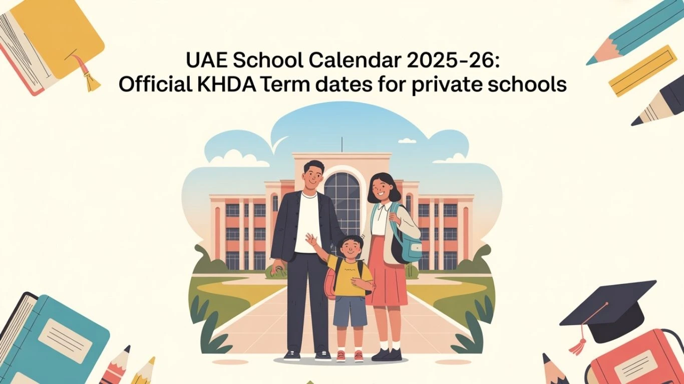 UAE School Calendar 2025–26 | KHDA Term Dates