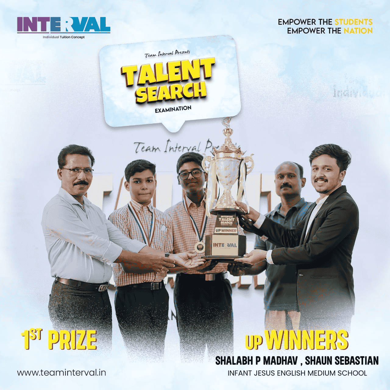 Interval learning talent search exam 